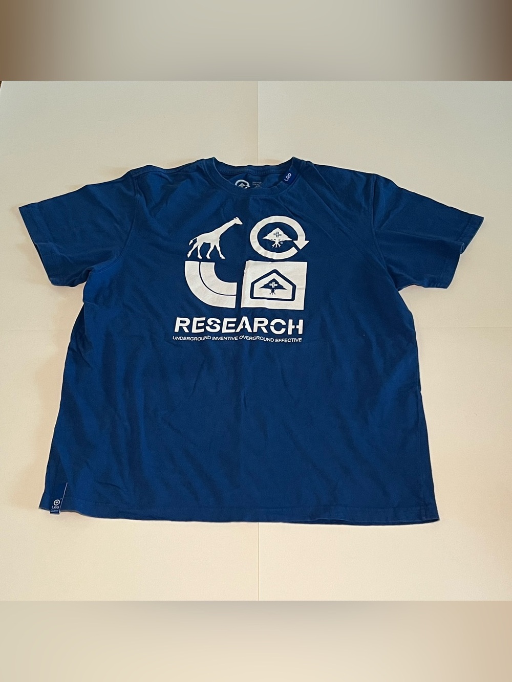 Lrg Blue Graphic Research Short-Sleeve Tee